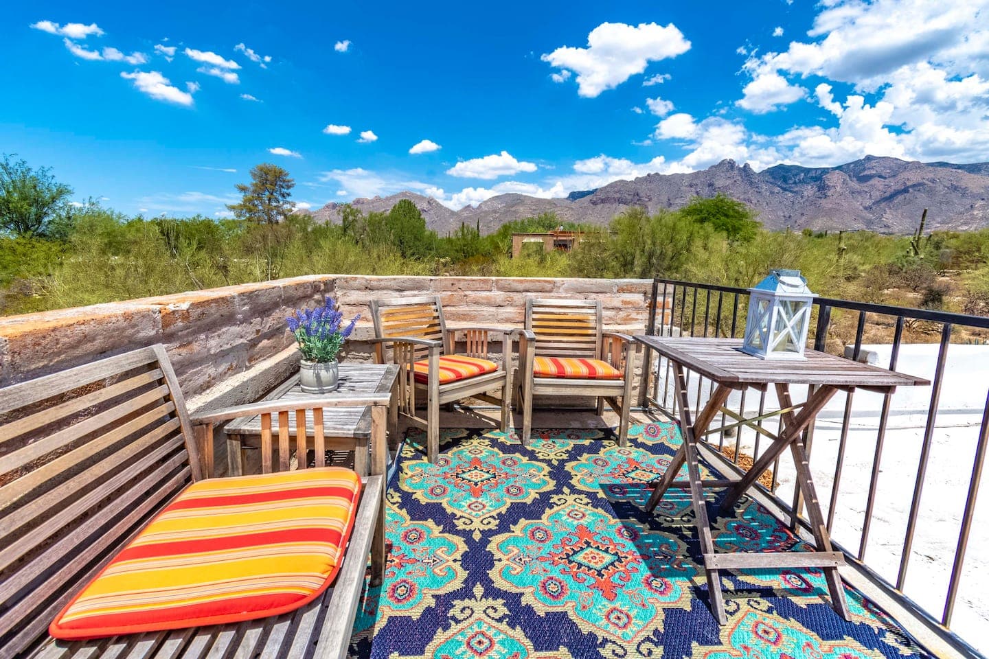 Red Suite — private rooftop sun deck